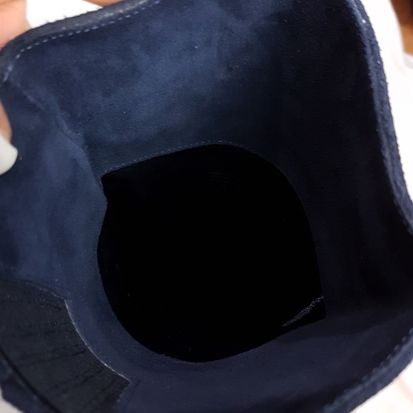 ALDO Blue Suede OTK Boots 4.5" Heel Size 6 - Picture 14 of 14